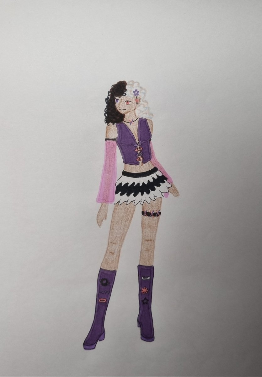 itz_ayda's tweet image. Oc, inspired by Vanta&apos;s new hair clip
#vantacrew