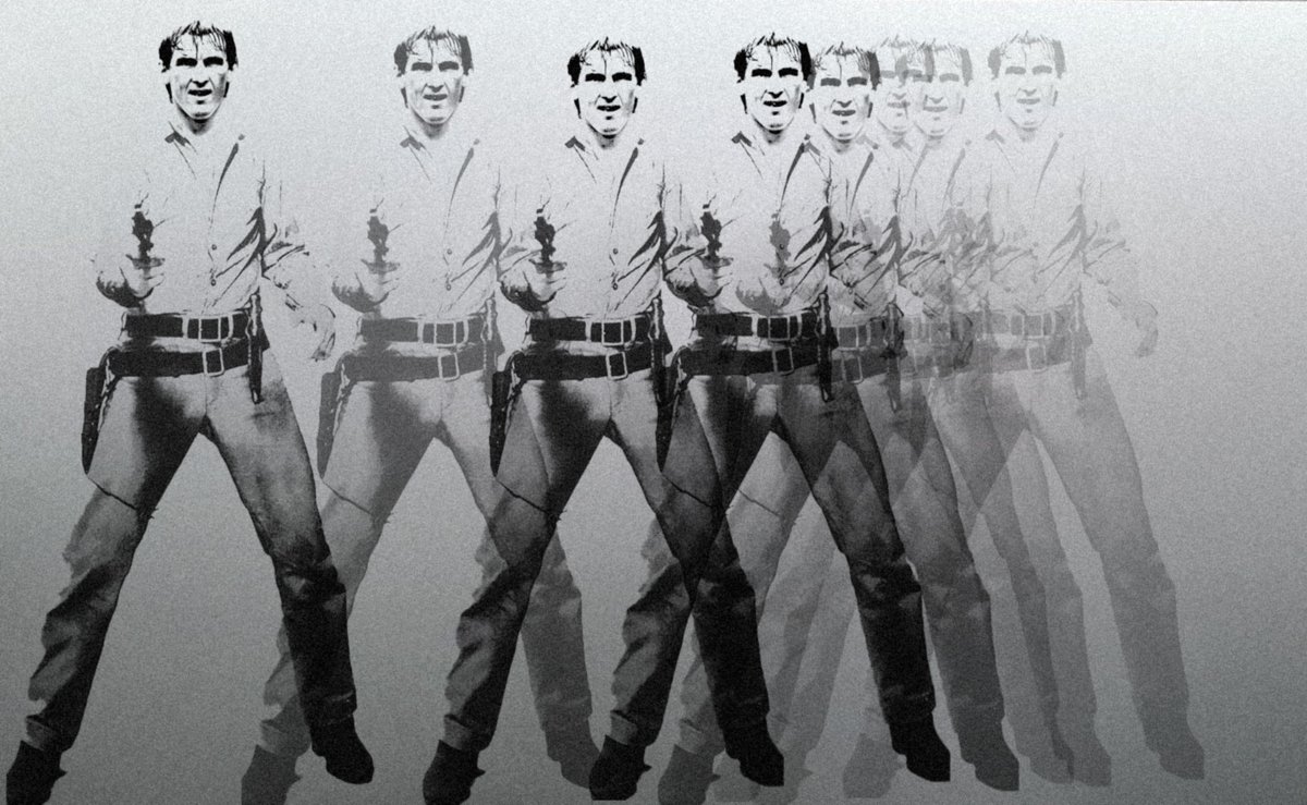 double Dalglish and eight dalglishes (artist unknown possibly Warhol)