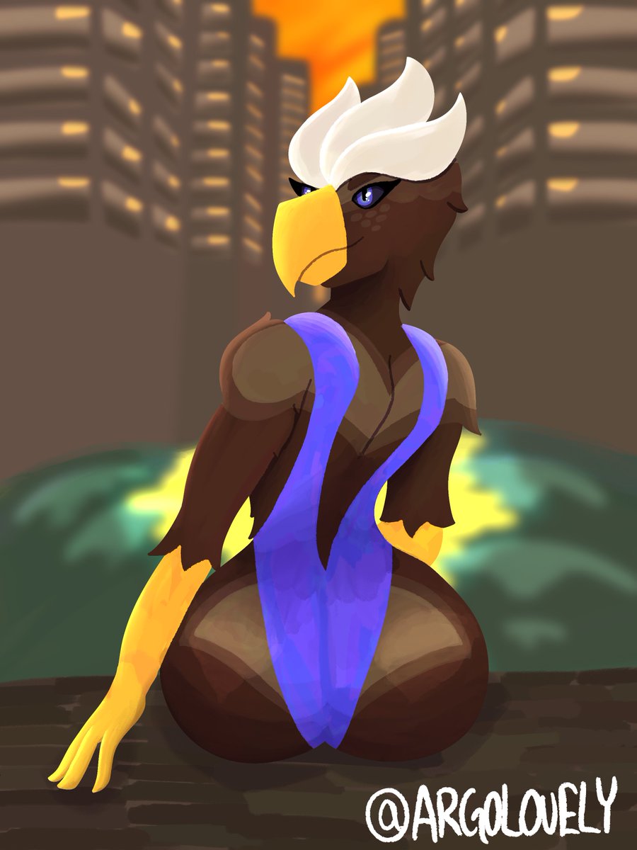 ArgoLovely's tweet photo. doing more painting experimentation. raxus butt

she doesnt have tail feathers in this one because im a hack

#furryartwork https://t.co/EL8oYzngxu