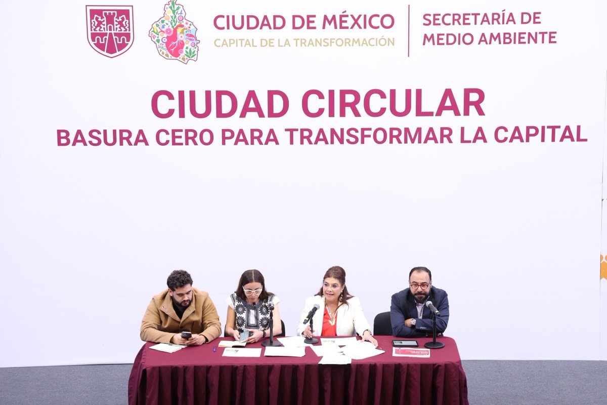 Ayer la Jefa de Gobierno, <a href="/ClaraBrugadaM/">Clara Brugada Molina</a>, anunció un proyecto histórico y un plan que permite a la CDMX dar pasos agigantados en la gestión de residuos. 🌎♻️

Les explico: 🧵