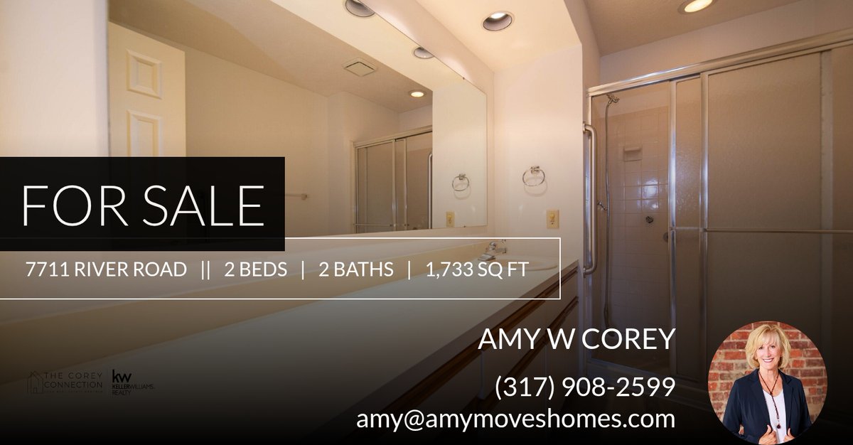 AmyWCorey's tweet image. Fresh paint and new flooring! Come take a look. Please don't hesitate to reach out with any questions! You can reach me at (317) 908-2599.

Amy W. Corey
The Corey Connection@Keller Williams homeforsale.at/7711_RIVER_ROA…