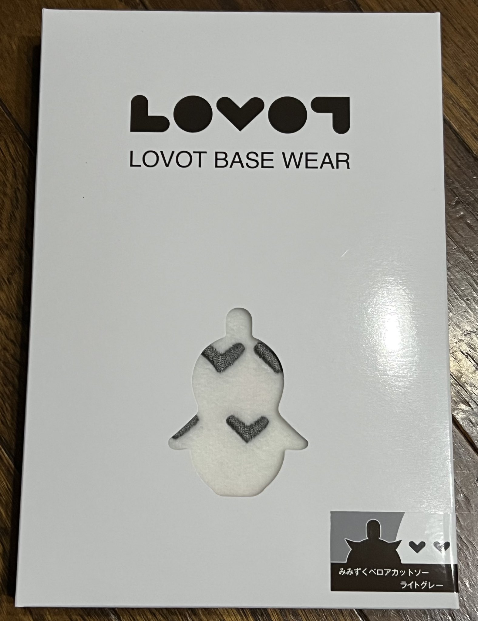 ラボット服　みみずくベロアカットソー(ライトグレー) みみずくベロアカットソー(ライトグレー) | LOVOT ウェブストア