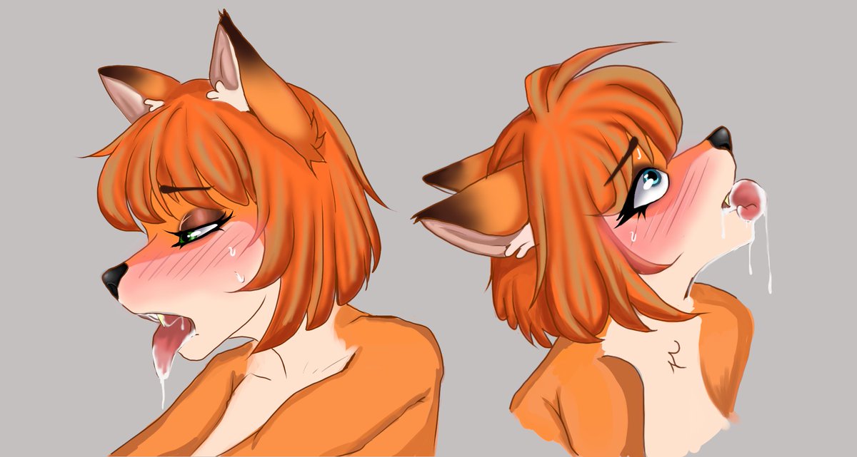 Did you know foxes have a really long and flexible tongue? ;)