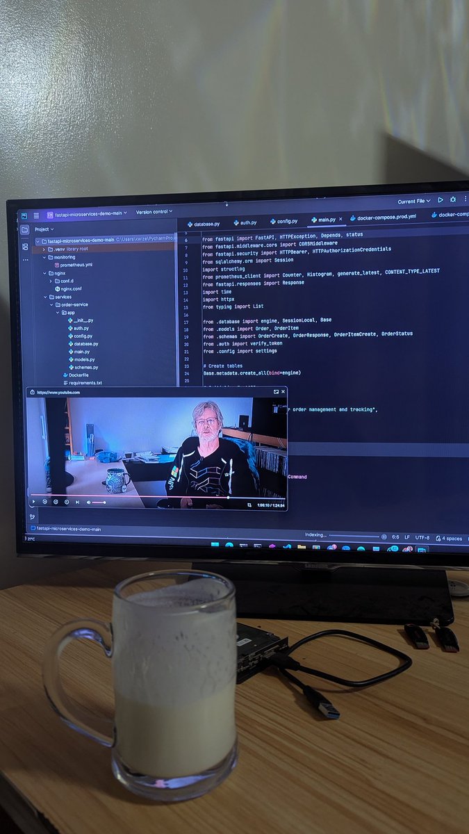 Python is the jack of all trades of Programming and  I love it!
Thank You <a href="/gvanrossum/">Guido van Rossum</a> BDFL
#python #fastapi