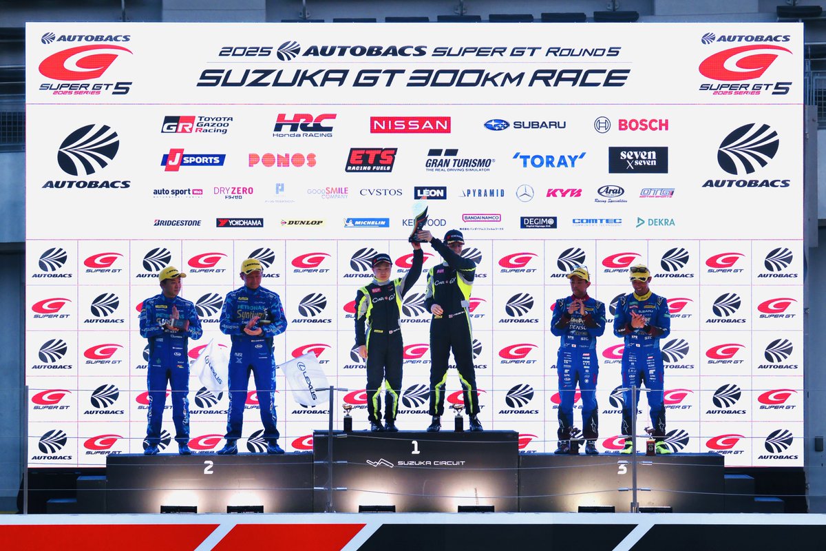 2025.8.23-24
SUPERGT Rd.5 鈴鹿
GT500&amp;GT300
ポディウム🏆

#SUPERGT
#鈴鹿サーキット