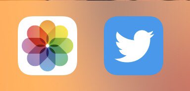 на старом айфоне 2021 года все еще старый логотип твиттера