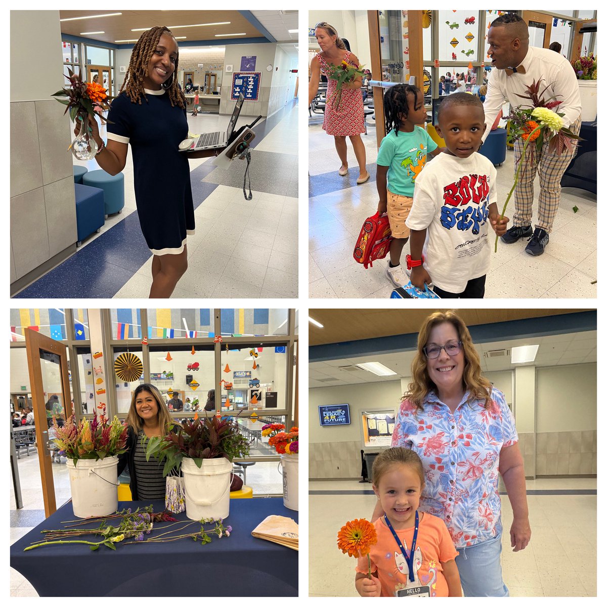 We R so thankful to our PTSO for continuing with our tradition of giving R teachers flowers on the first day of school.