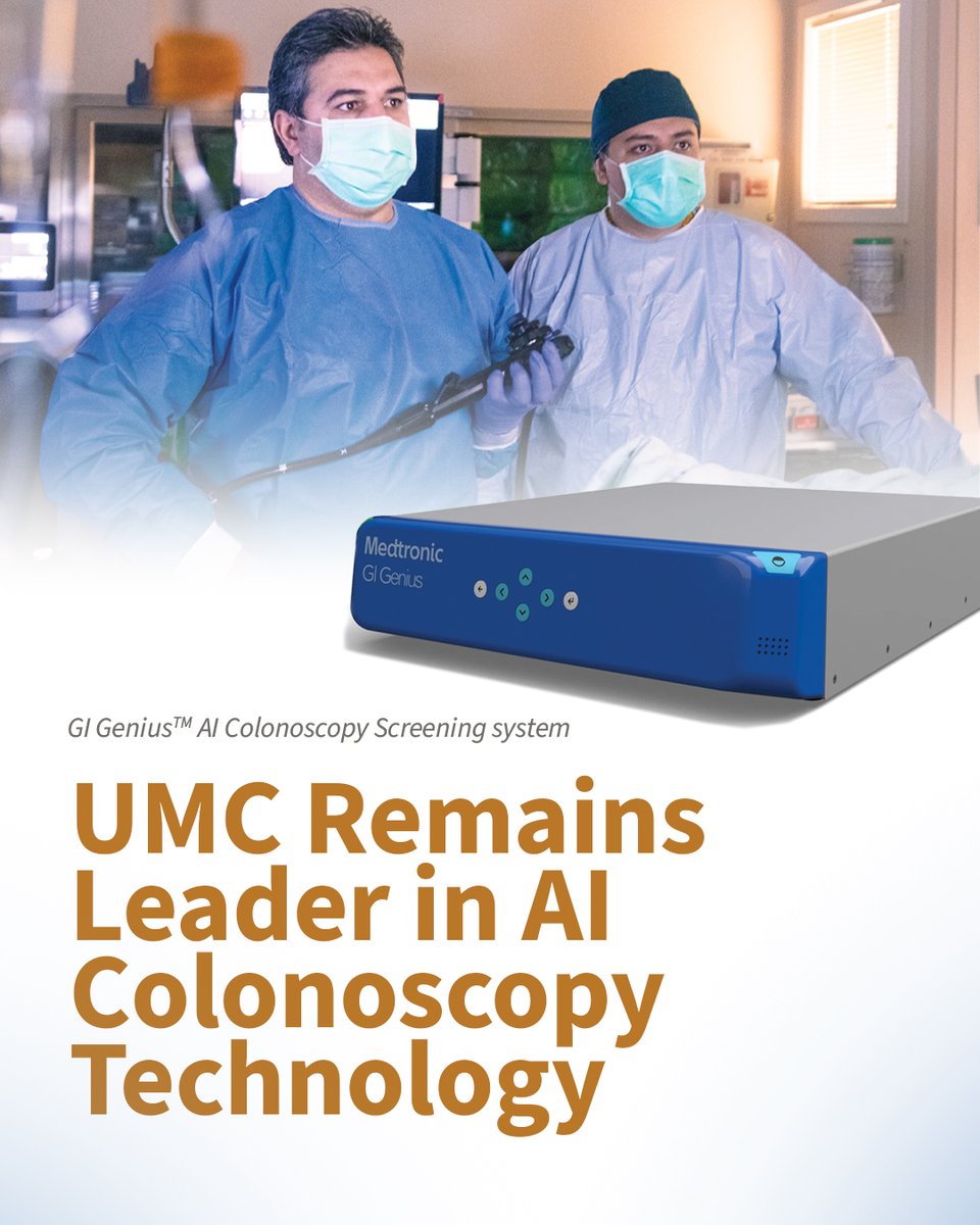 UMC Remains A Leader in AI Colonoscopy Technology!

University Medical Center of El Paso's Digestive Health Center continues to be the first and only hospital in the region to implement the GI Genius, an endoscopy module powered by artificial intelligence (AI).
