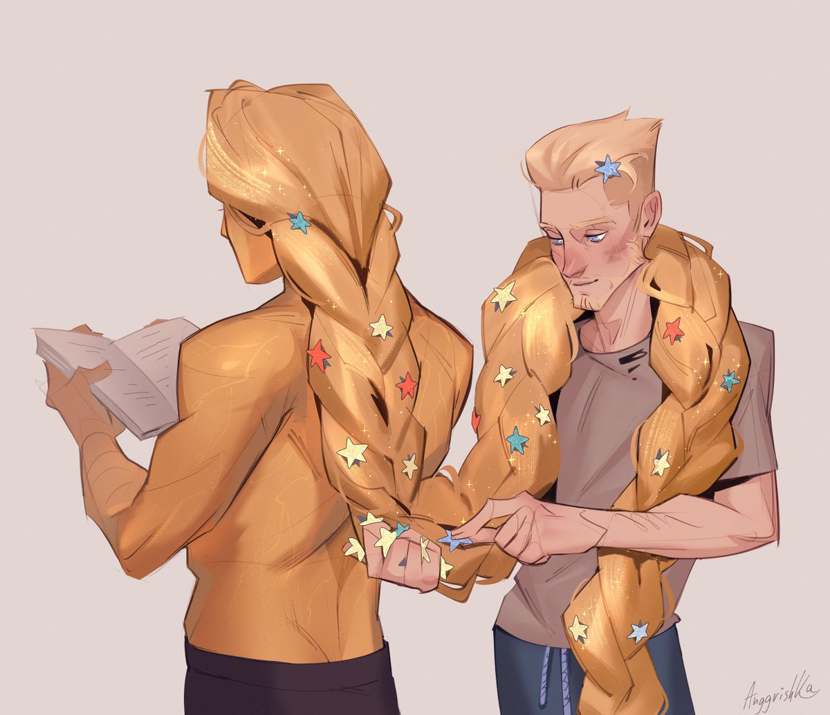 Anggrishka's tweet image. Thanks @\jwiqt_ and @\ramchberry for inspiration &amp;lt;3

#GOTG #GOTGgame #StarLord #PeterQuill #AdamWarlock #quillock