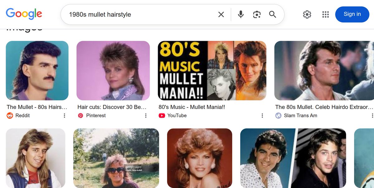 BrianGPowell's tweet photo. #1980s #TrickleDownEconomics was NOT best path; but, the #1980s #Mullet hairstyle was, of course, obviously the #OnlyWayForward--just like #Twitter #HashTags+#Winky's aka #Emoticon's~ ;-)
The #Mullet should NEVER have gone out of style!
#Big80s=#BigHair+#ShoulderPads+#TheyLive! https://t.co/pVgNtqleAt