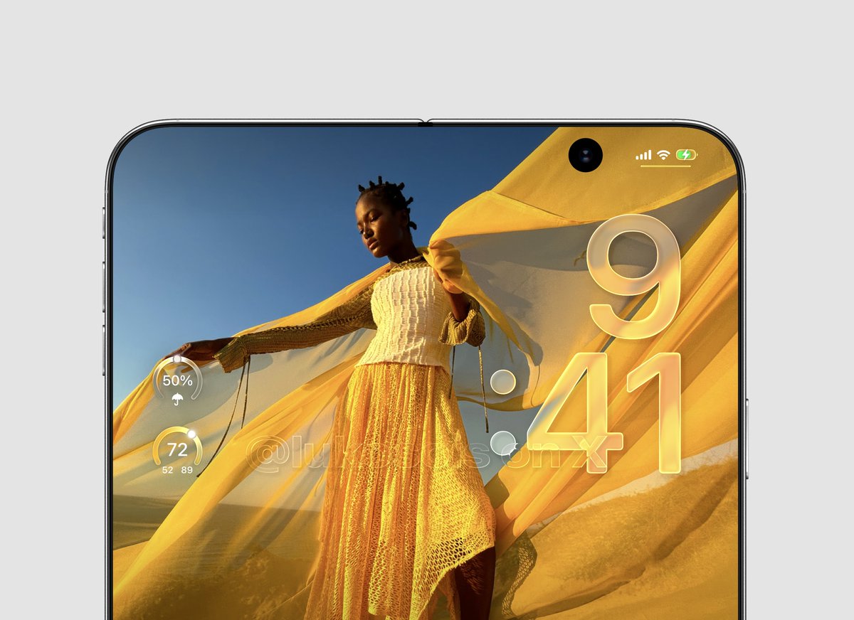 lukosois's tweet photo. Here's my #iphone 18 Ultra concept.

(None of these are true, just what i'd hope for🙏)
- 6.3" Outer-screen, 7.9" Inner-screen.
- Same triple cameras as the 18 Pro.
- First Port-less iPhone.
- Under-display Face ID system.
- Same window system for the inner-screen, as on iPadOS. https://t.co/1A0R9XTQvm