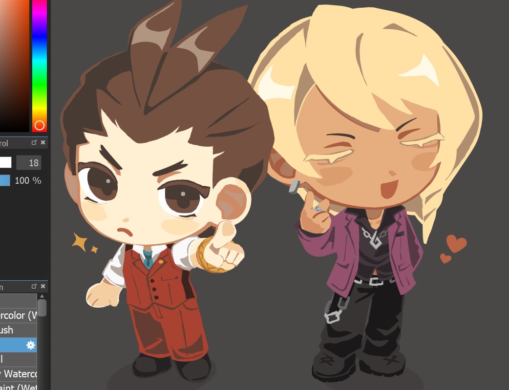 who let their toddlers into court #AceAttorney