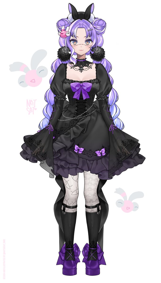 My entry for #michioutfitdesign because i love her so much! 💍
Honestly I just really vibed with goth Michi, she is so beautiful no matter what she wears ✨
#MichiMochiArt
