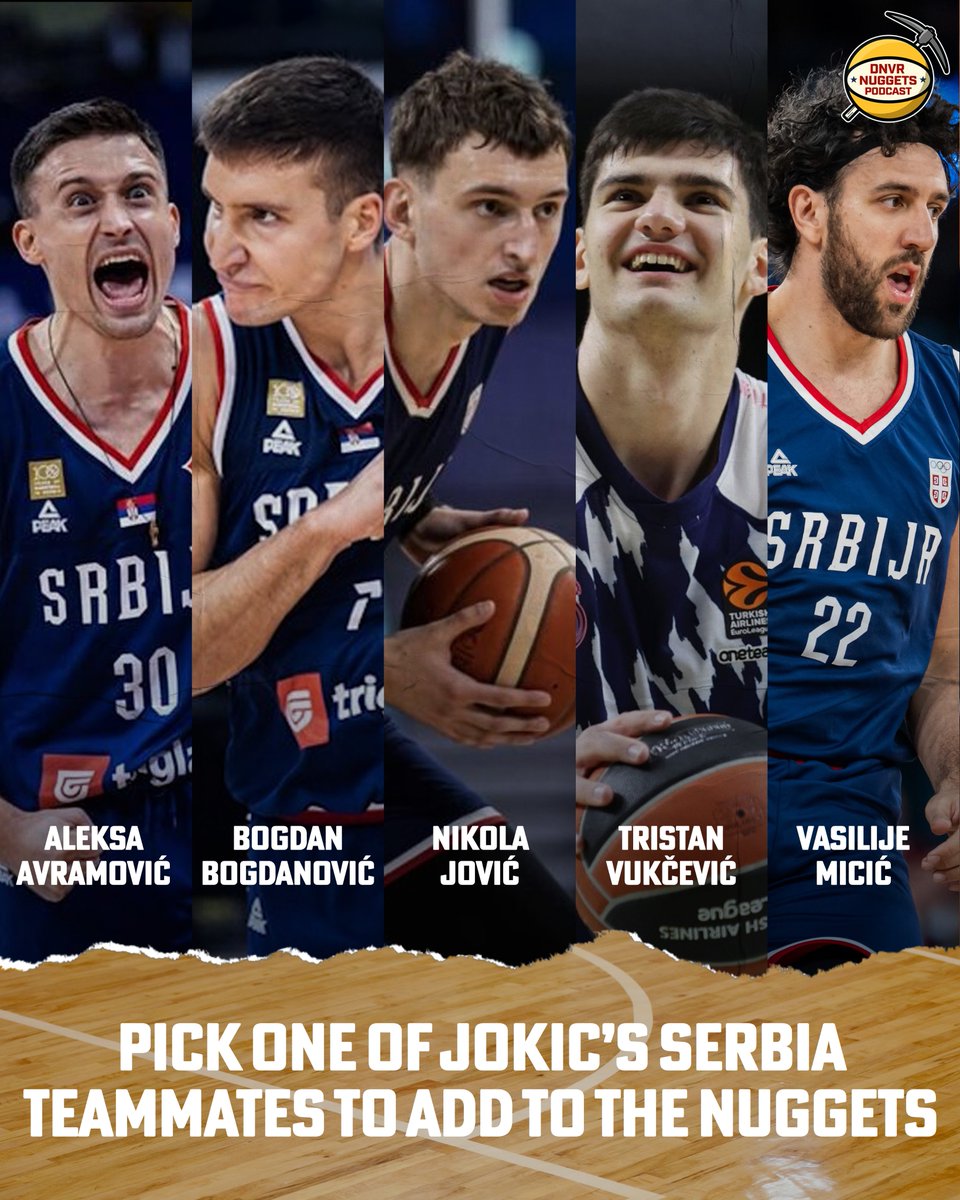 DNVR_Nuggets's tweet photo. Imagine Aleksa Avramović coming off the Nuggets bench 😮‍💨 https://t.co/WadsEcxdqf