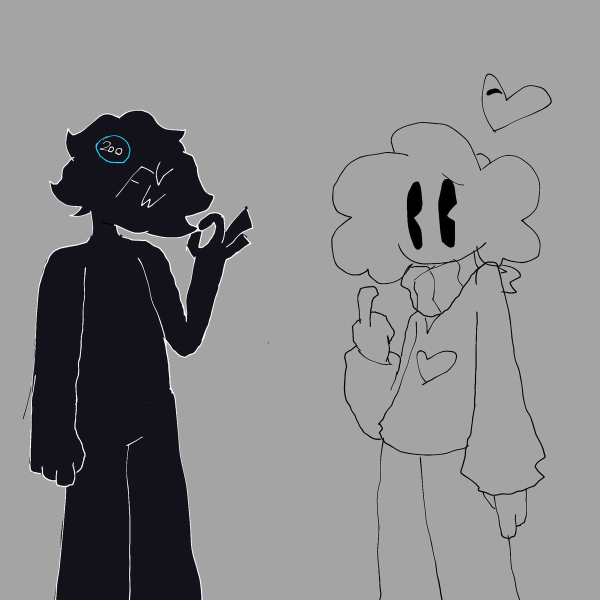 "200... Followers?"
"How is it possible if I'm not even that active?"

#art #dijitalart