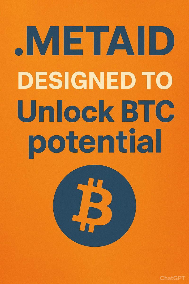 Bitcoin’s true power goes beyond hodling — it’s about unleashing its FULL potential.

MetaID is the key — designed to build Web3 applications on Bitcoin - the most secure, trusted trustless network ever created. 
#BTC #MVC #METAID #METASO