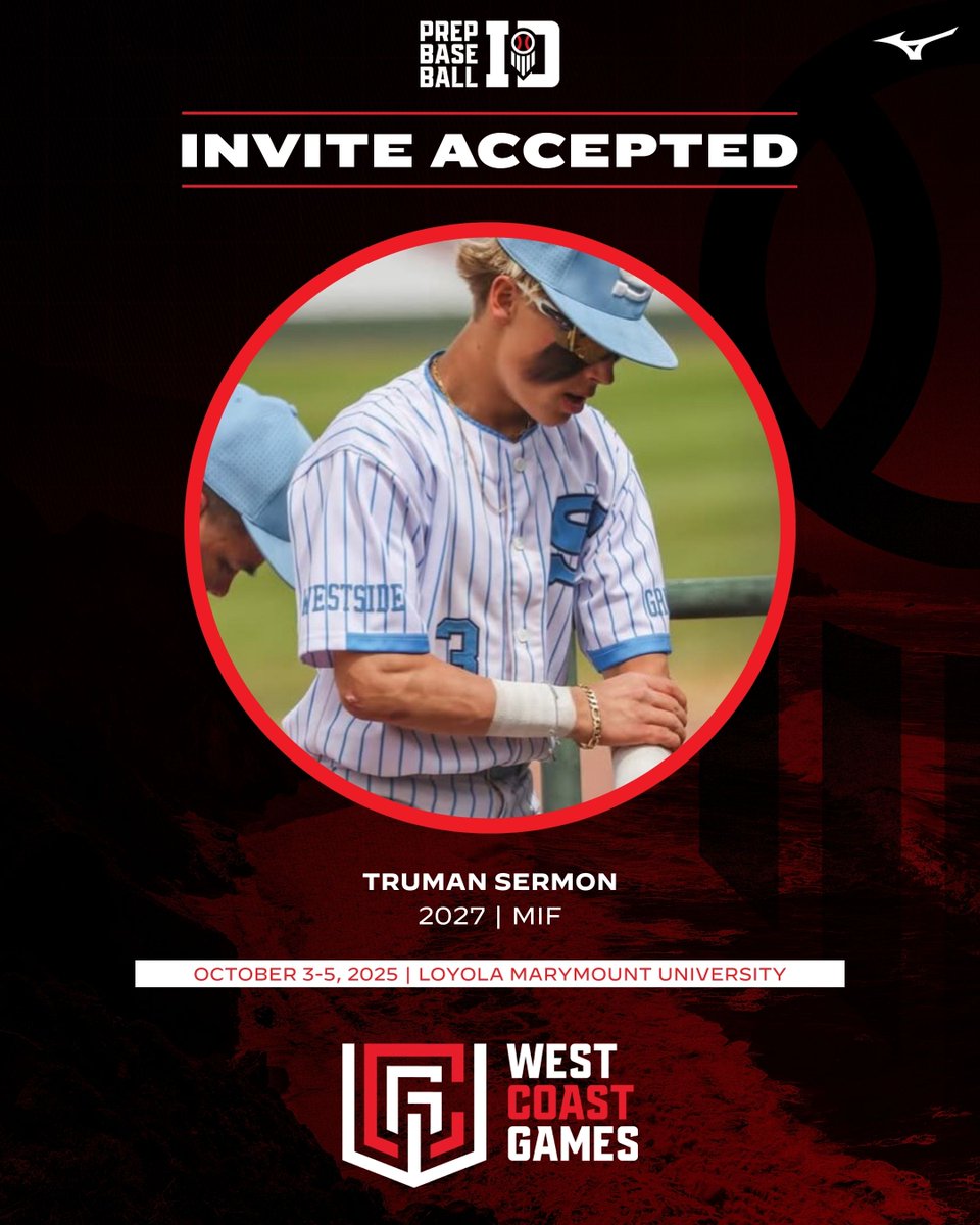 Prep Baseball Idaho (@prepbaseballid) on Twitter photo ๐ด ๐ช๐ฒ๐๐ ๐๐ผ๐ฎ๐๐ ๐๐ฎ๐บ๐ฒ๐: ๐๐ป๐๐ถ๐๐ฒ ๐๐ฐ๐ฐ๐ฒ๐ฝ๐๐ฒ๐ฑ ๐ด
๐ฃ๐น๐ฎ๐๐ฒ๐ฟ: Truman Sermon (<a href="/TrumanSermon/">Truman Sermon</a>)
๐๐น๐ฎ๐๐: 2027
๐๐ฆ: Skyline Senior
๐ฃ๐ผ๐๐ถ๐๐ถ๐ผ๐ป: Middle-Infield
๐ค: loom.ly/8QXdus8
#PBWCG25 | #BeSeen ๐ด ๐ช๐ฒ๐๐ ๐๐ผ๐ฎ๐๐ ๐๐ฎ๐บ๐ฒ๐: ๐๐ป๐๐ถ๐๐ฒ ๐๐ฐ๐ฐ๐ฒ๐ฝ๐๐ฒ๐ฑ ๐ด
๐ฃ๐น๐ฎ๐๐ฒ๐ฟ: Truman Sermon (<a href="/TrumanSermon/">Truman Sermon</a>)
๐๐น๐ฎ๐๐: 2027
๐๐ฆ: Skyline Senior
๐ฃ๐ผ๐๐ถ๐๐ถ๐ผ๐ป: Middle-Infield
๐ค: loom.ly/8QXdus8
#PBWCG25 | #BeSeen