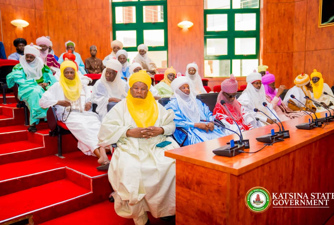 Comrd Usman Abubakar Danmusa (@cmrdusmandms) on Twitter photo Governor Radda Meets Katsina, Daura Royal Fathers, Reaffirms Security Commitment
Approves New Salaries for District Heads
New Monthly Allowances for 6,652 Ward Heads, 3,000 Imams, and Mosque Sweepers
₦20 Million Approved for Graveyard Renovation in Each LGA
<a href="/dikko_radda/">Dikko Umaru Radda, Ph.D. CON.</a> Governor Radda Meets Katsina, Daura Royal Fathers, Reaffirms Security Commitment
Approves New Salaries for District Heads
New Monthly Allowances for 6,652 Ward Heads, 3,000 Imams, and Mosque Sweepers
₦20 Million Approved for Graveyard Renovation in Each LGA
<a href="/dikko_radda/">Dikko Umaru Radda, Ph.D. CON.</a>