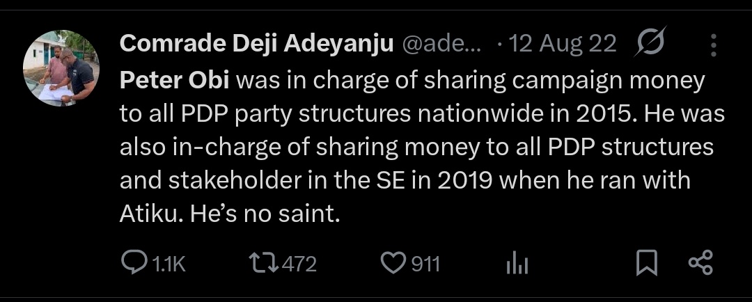 IdholoB's tweet photo. He should be happy, he has been given the opportunity to prove all these in court. https://t.co/Y7c4aBeB8a
