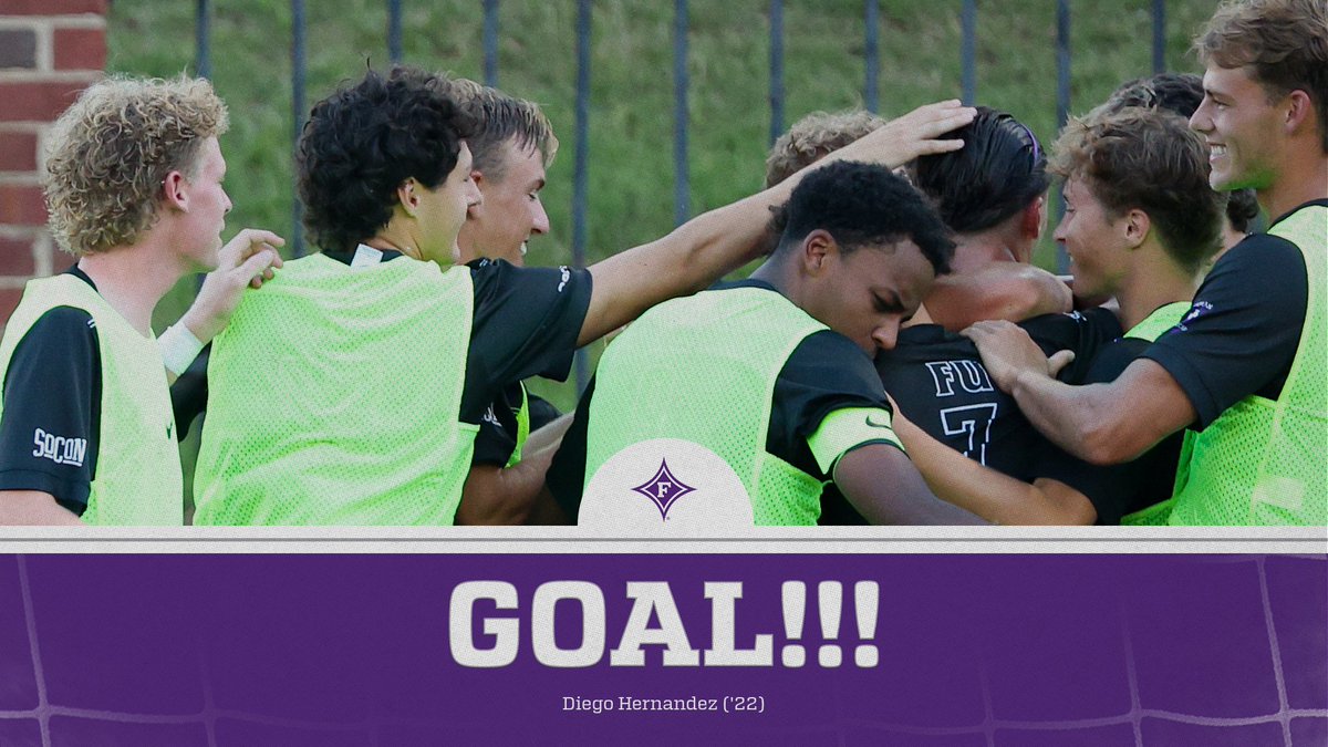 FurmanSoccer's tweet photo. 22' | GOALLLLLLLLLLLLL!!! Diego Hernandez opens the scoring on an assist from Luke Munson! https://t.co/FZ9nCPB9TR