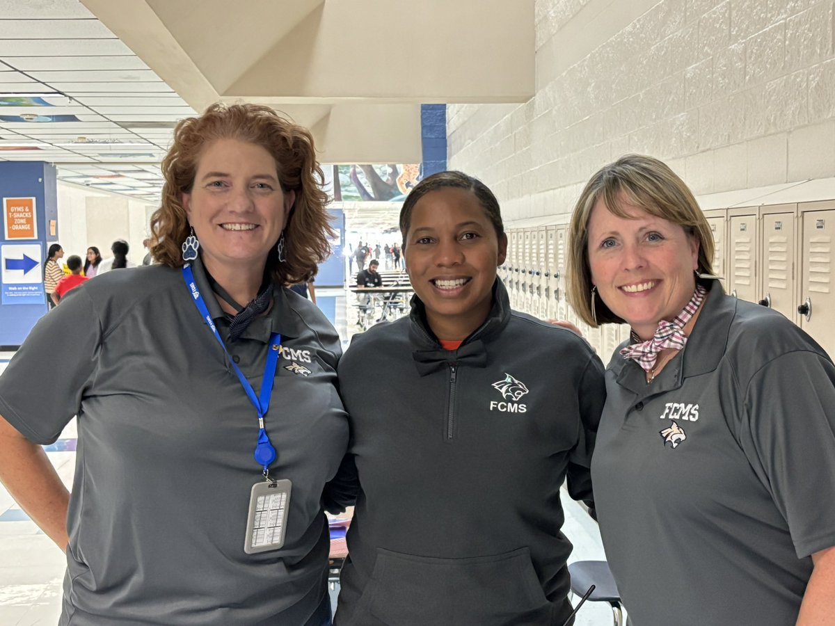 Sporting our Bow Ties in honor of <a href="/FortBendISDSupt/">Dr. Marc Smith</a>