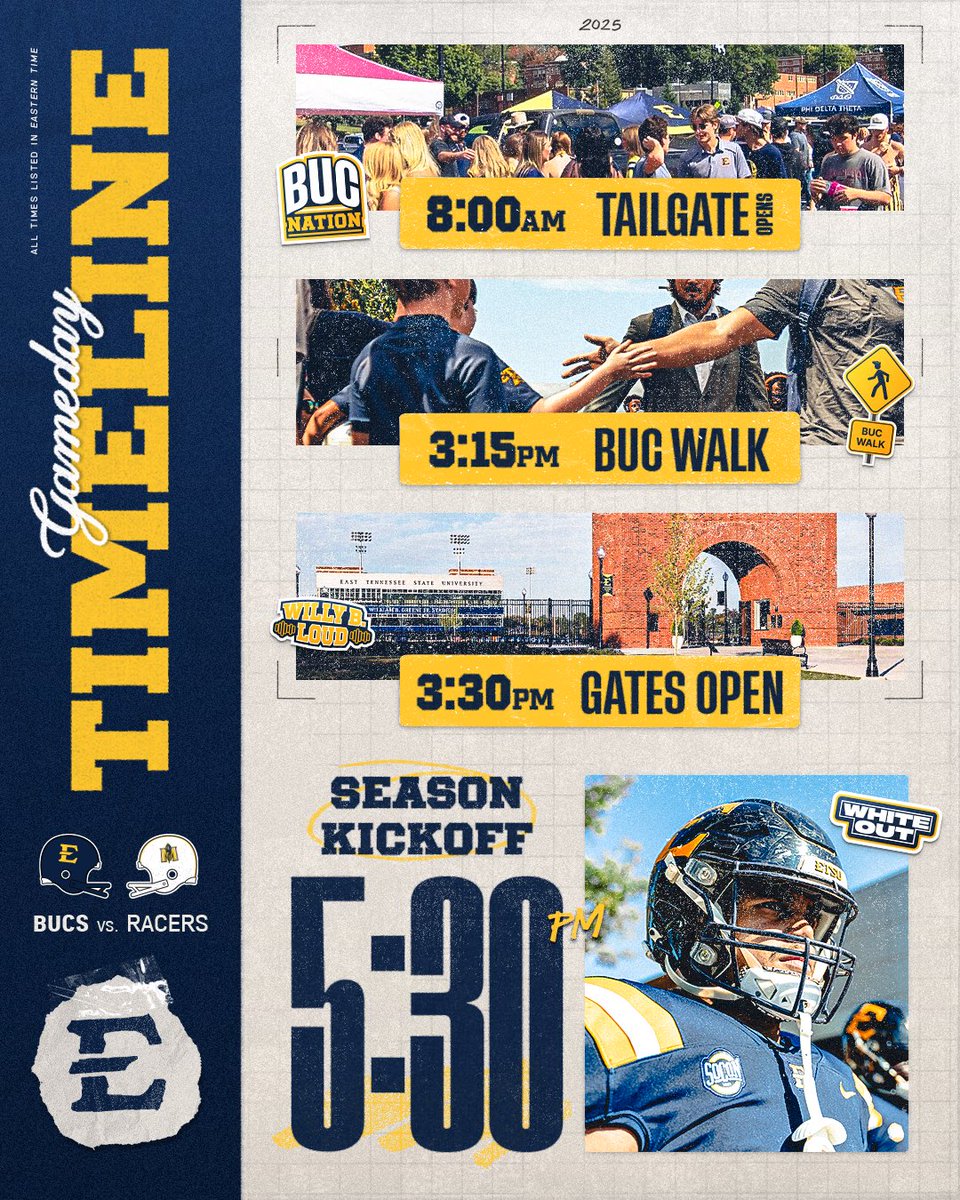 might as well free up the whole day 

#GoBucs | #BUCkleUp