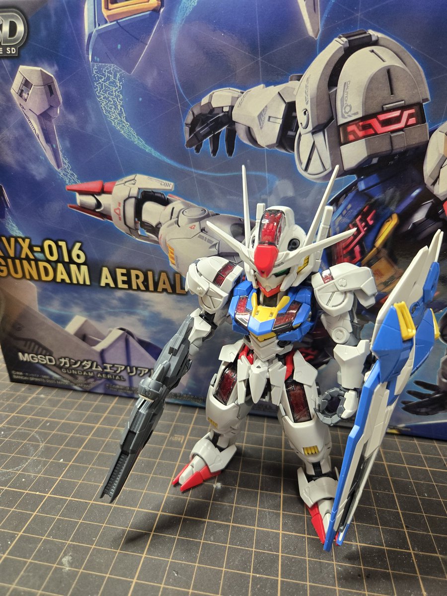 ryaryuryos's tweet photo. #ガンプラ
#ガンプラ好きと繋がりたい 
MGSDエアリアル
パチ組み
MGSD で78ガンダムやゼータの機体を出してほしいと、オジサンは思います https://t.co/O2qfUfIeXX