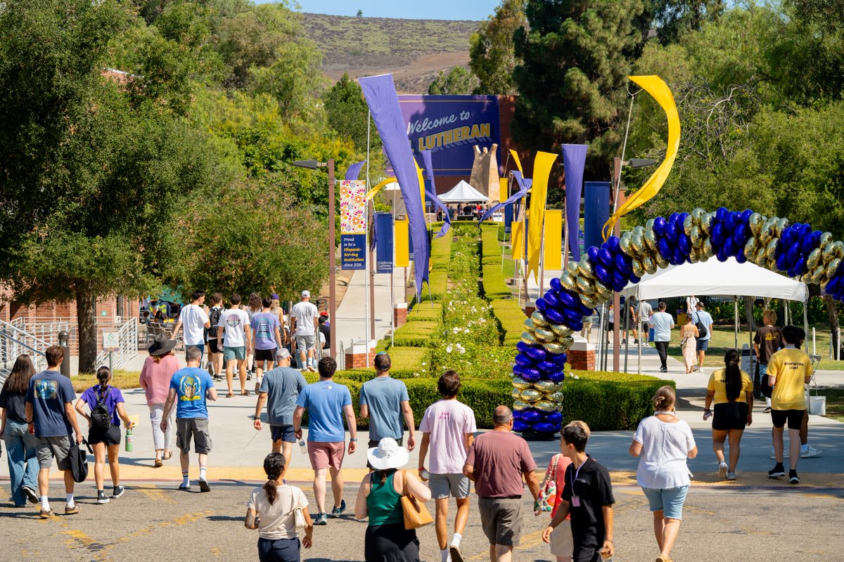 We welcomed over 1,000 new undergraduate and graduate students to the Cal Lutheran family this week! #callutheran #nso #welcome #newschoolyear bit.ly/4mBw1fM