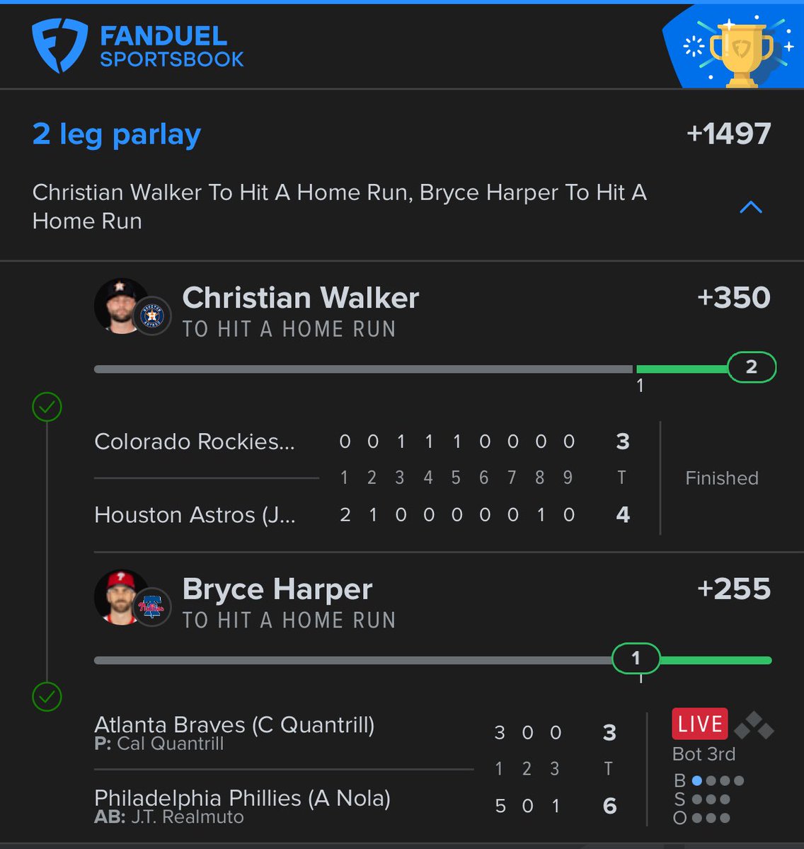 20$ TO 5 PEOPLE WHO LIKE/RT  ❤️♻️

MUST BE FOLLOWING <a href="/A11Bets/">A11 Bets</a> ✅

THATS 5 DINGER LAYS IN 2 DAYS 🤯

ONE OF THE BEST IN THE GAME 🔥🔥

GET ALL PLAYS FOR JUST 5$ BELOW 🤑
dubclub.win/r/p/pri-czeey/…