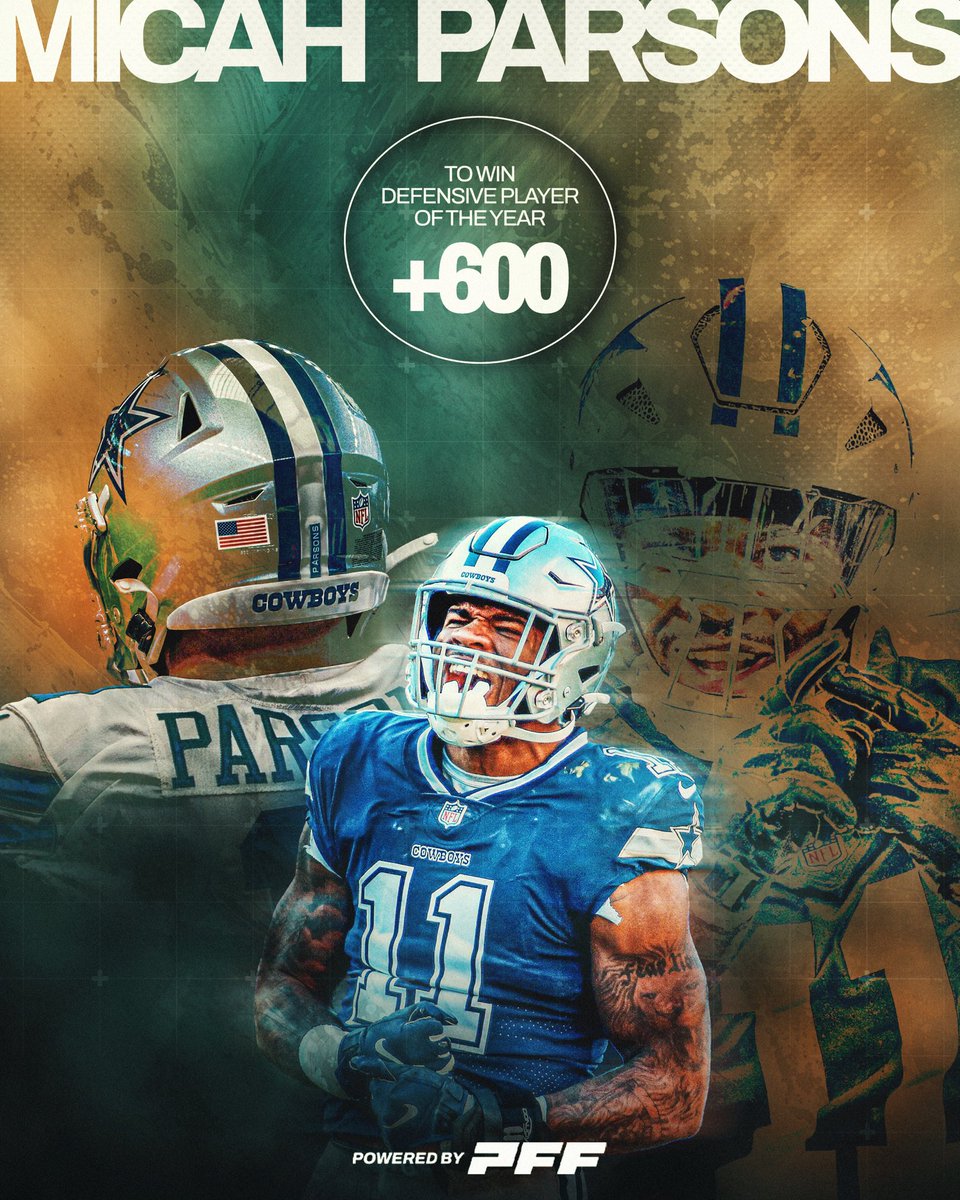 Micah Parsons has the best pressure rate since entering the NFL 🧀

He’s now the favorite to win DPOY following being traded to the Packers 💰