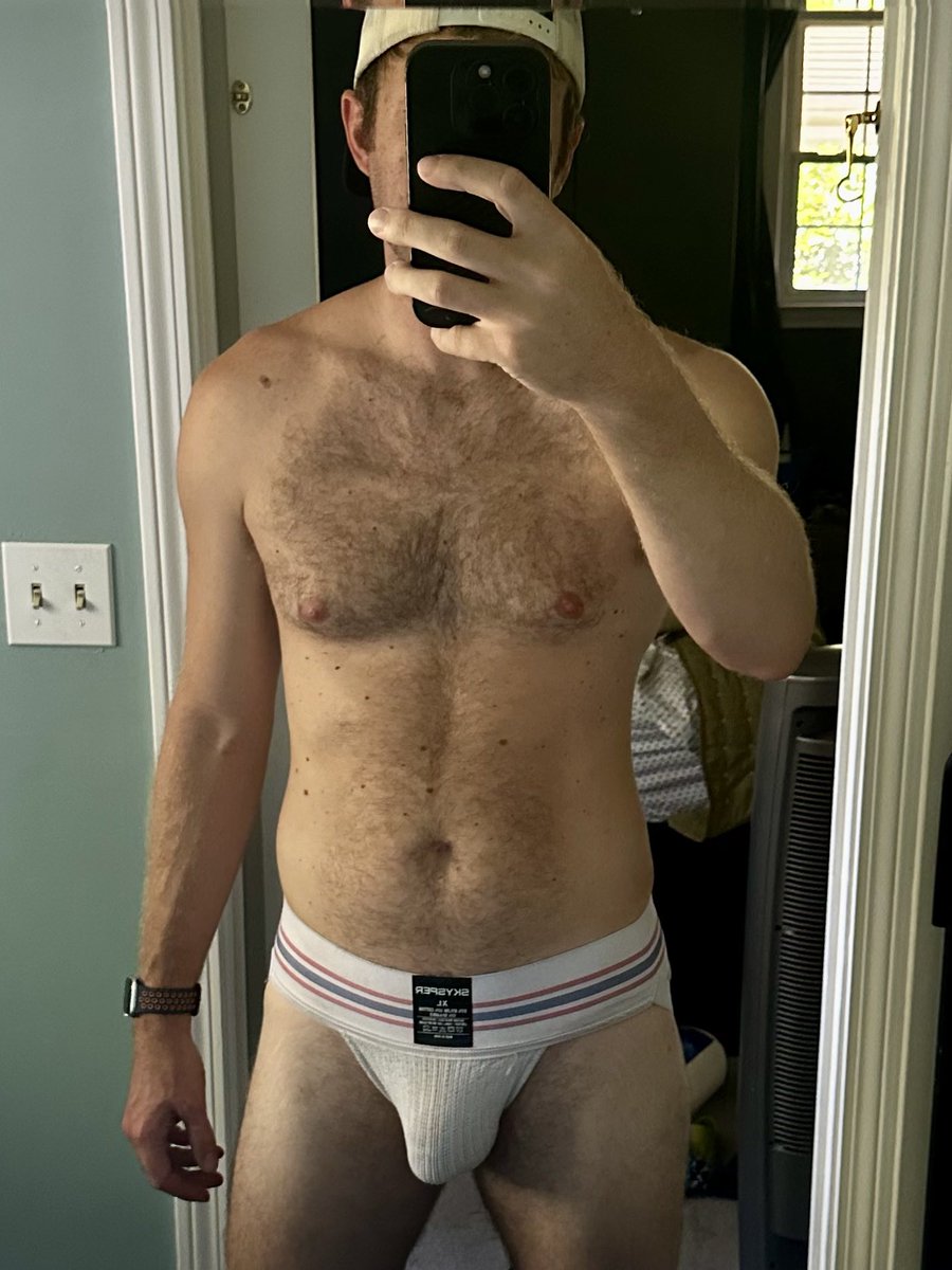 Mirror’s gaze, he stands
Jockstrap bold, his frame commands
Selfie snaps, light brand

Thanks for the haiku, Grok. 🤪