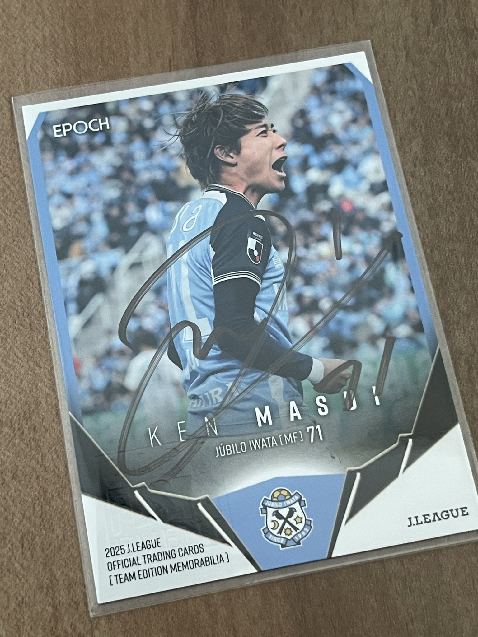 ジュビロ磐田 倍井謙　45/55 jリーグ　epoch 2025 ジュビロ磐田 倍井謙 45/55 jリーグ epoch 2025 倍井謙 レギュラーカード