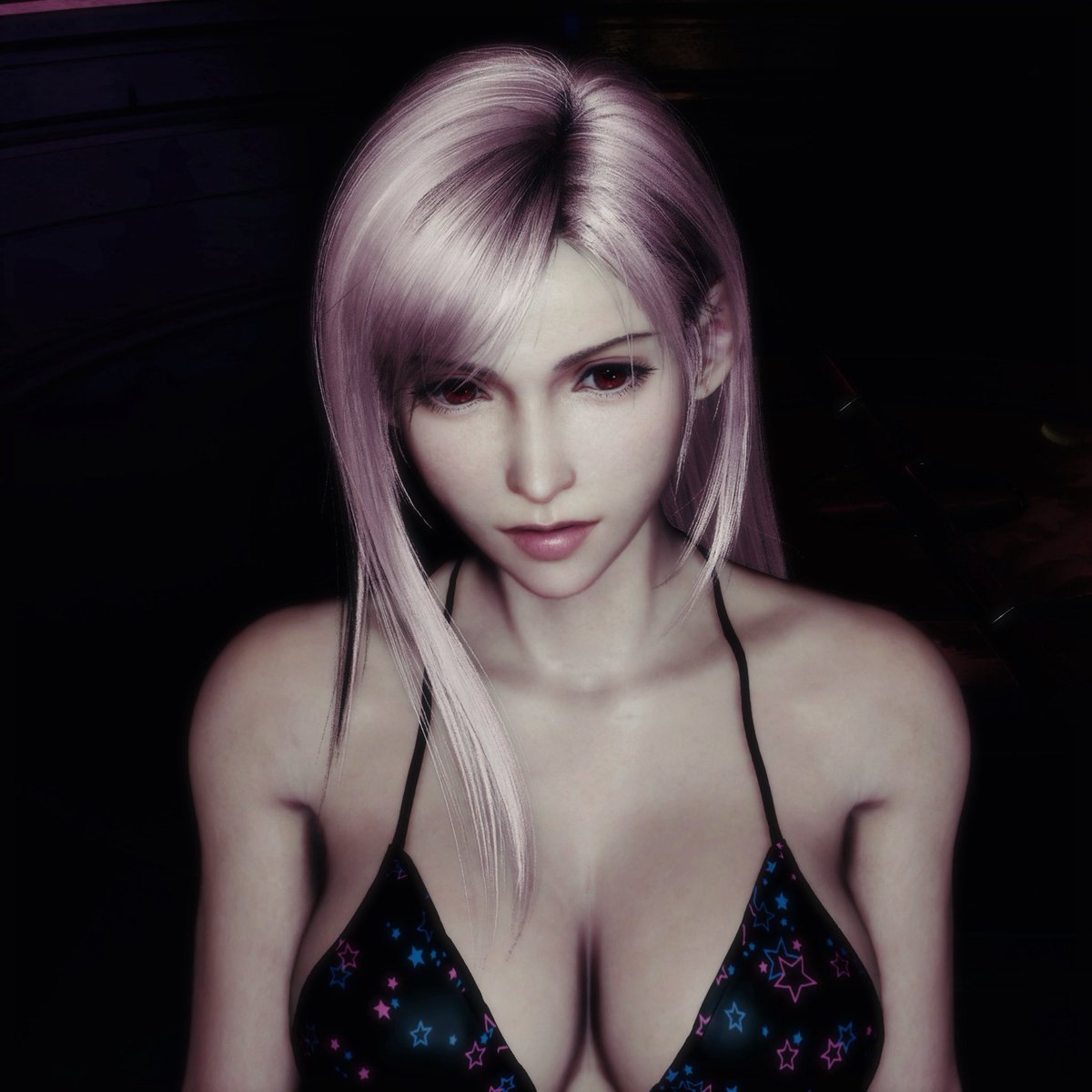 more pink hair tifa 💕