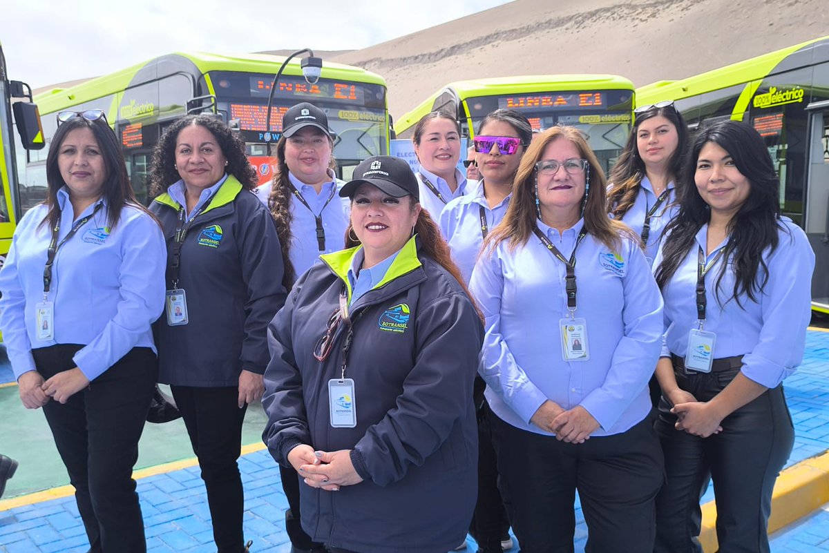Nuevos buses eléctricos de Arica serán conducidos sólo por mujeres 🇨🇱💪🏼

Gracias al programa #RenuevaTuMicro, en colaboración con el Gobierno Regional de Arica, este sábado 30 de agosto comienzan a operar 12 máquinas en el nuevo servicio E1 🚌⚡