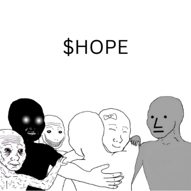 Price holding nice, looks like a lot of people need $Hope in this space