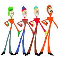 Malakai_Pie's tweet photo. @SprinkleCake00Z But they all look like the character was traced over Alastor from hazbin hotel https://t.co/BCyU9XvuPn