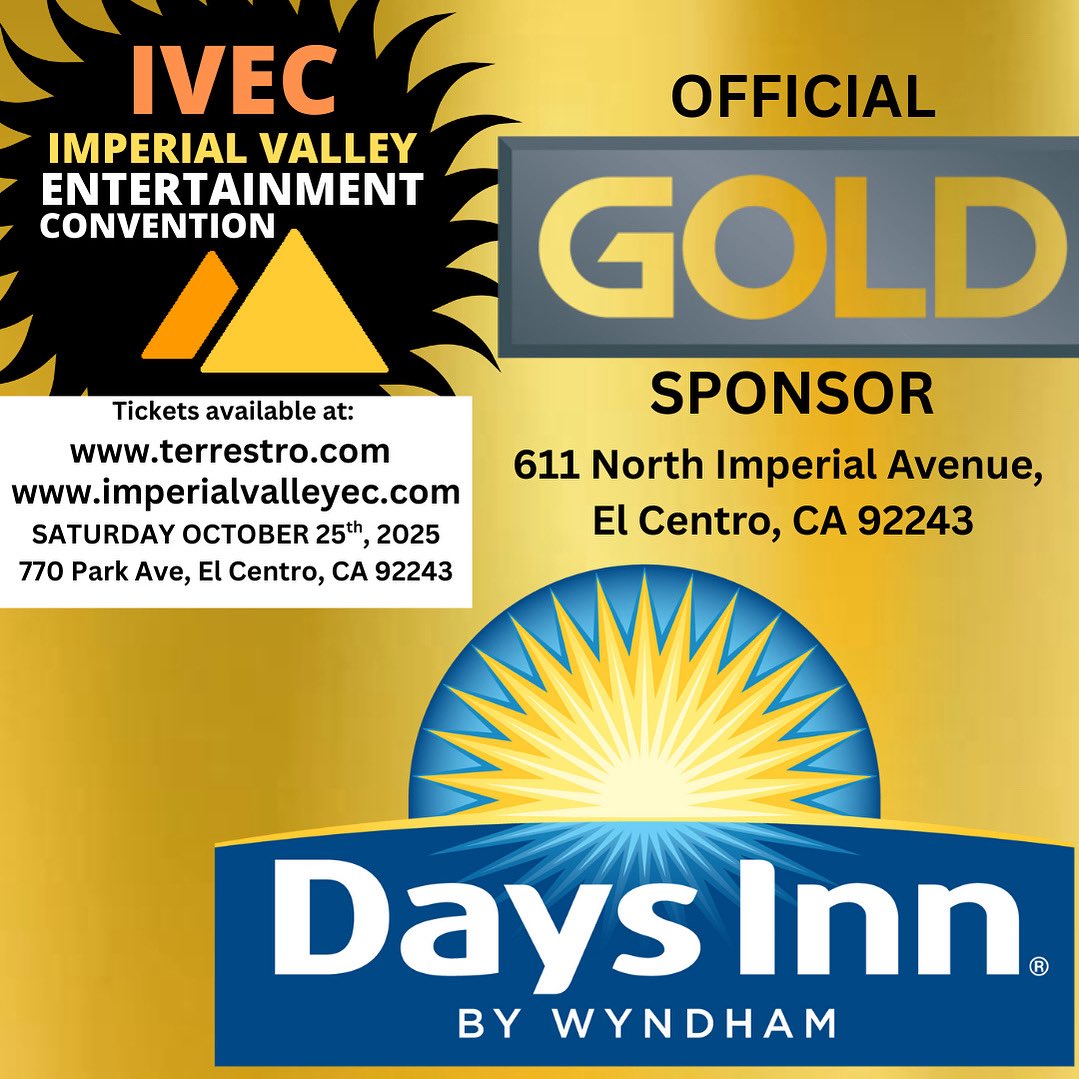 IMPERIAL VALLEY ENTERTAINMENT CONVENTION tweet media