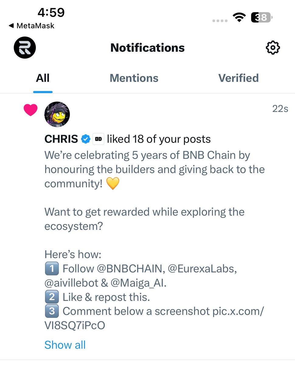 badviking1995's tweet photo. GN Snappers🌙✨
I’m about to sleep but @recallnet never sleeps — everything on-chain, always awake 😅⚡
Before sleeping, something amazing happened…
@ChrisBlackadder legend made my night! 🙌
Thanks for the support brother, stay blessed 💛
#gRecall #gCookie #gChris https://t.co/TfoZWbnAl8