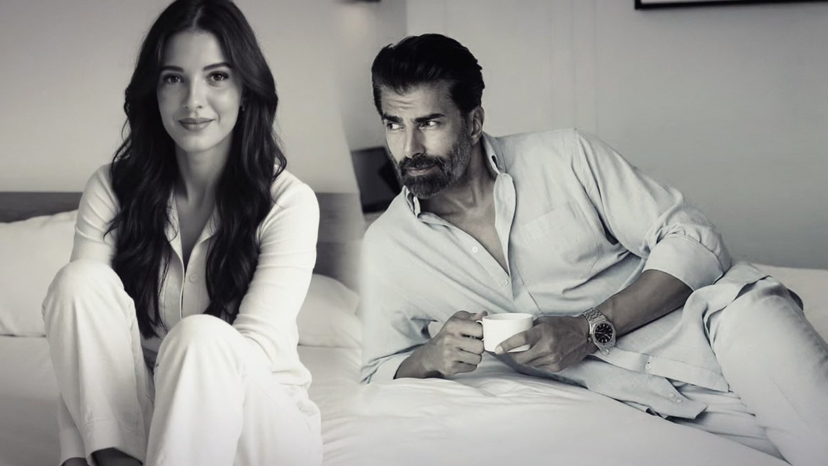 Princess Sahra, please enjoy your vacation and don't disturb your baba and anne, okay?👌❤️‍🔥 
The Demirhanlı family needs to expand and thrive, blessed with many children and descendants.
#MahassineMerabet 
#CenkTorun 
#OrHir 
#MahCen
