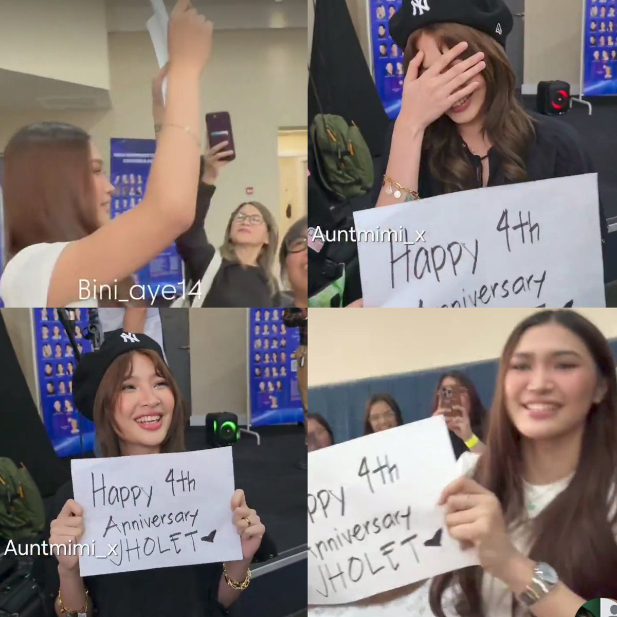 jhoanna: nilayag
colet: kinilig
eme