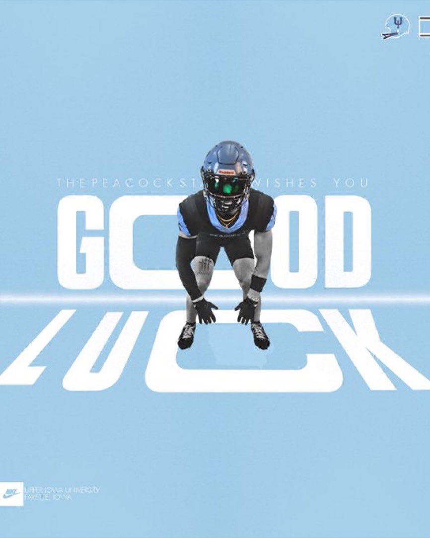 Thank you <a href="/CoachParling/">Heath Parling</a> for the good luck this season! <a href="/Upper_Iowa_FB/">Upper Iowa Football</a>