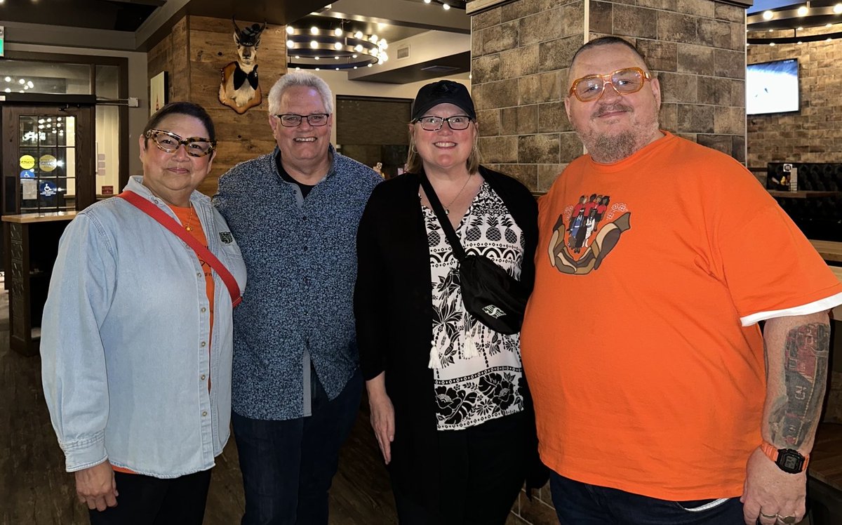 The best part of #GameDay week… Hanging with our #CFLFam 🥳… and tomorrow’s the day!!! 🏈🔥  ⁦<a href="/SueBatesQ91/">Sue Bates</a>⁩ ⁦<a href="/barryhamilton65/">Barry Hamilton</a>⁩ ⁦<a href="/Prairie_Scot/">Prairie_Scot</a>⁩