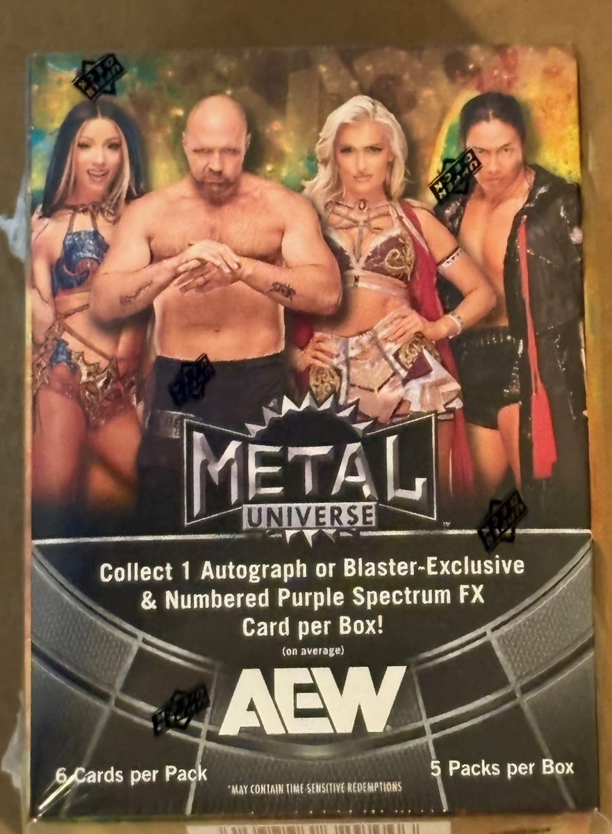 Who wants a free Skybox Metal Universe AEW Blaster Box? 

- Follow <a href="/CardPurchaser/">Card Purchaser</a>
- Repost this post

Winner drawn 8/29 at 9pm central! US shipping please! Scroll my feed daily!