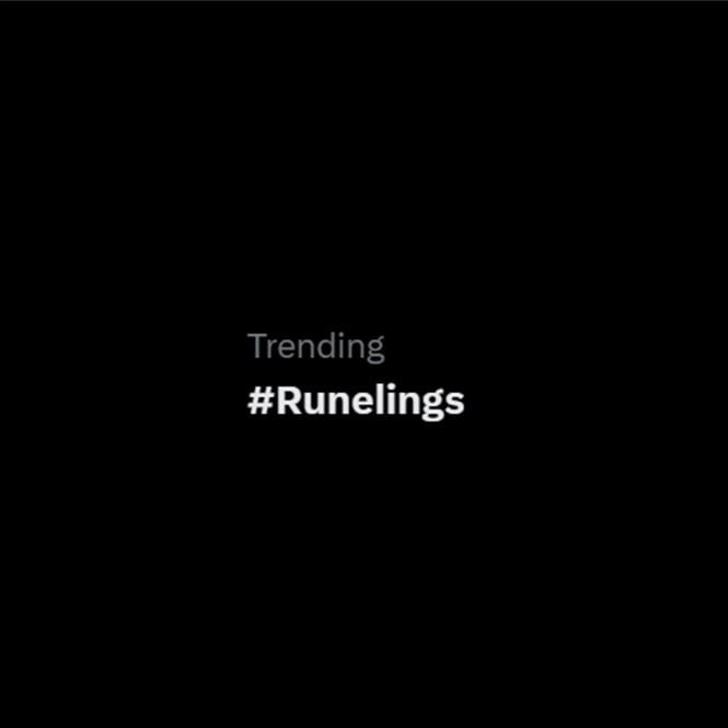 CT can’t ignore it anymore.
#Runelings is trending 🟧
And the Summoning hasn’t even begun…

🟧 Let's Make Bitcoin Fun Again!