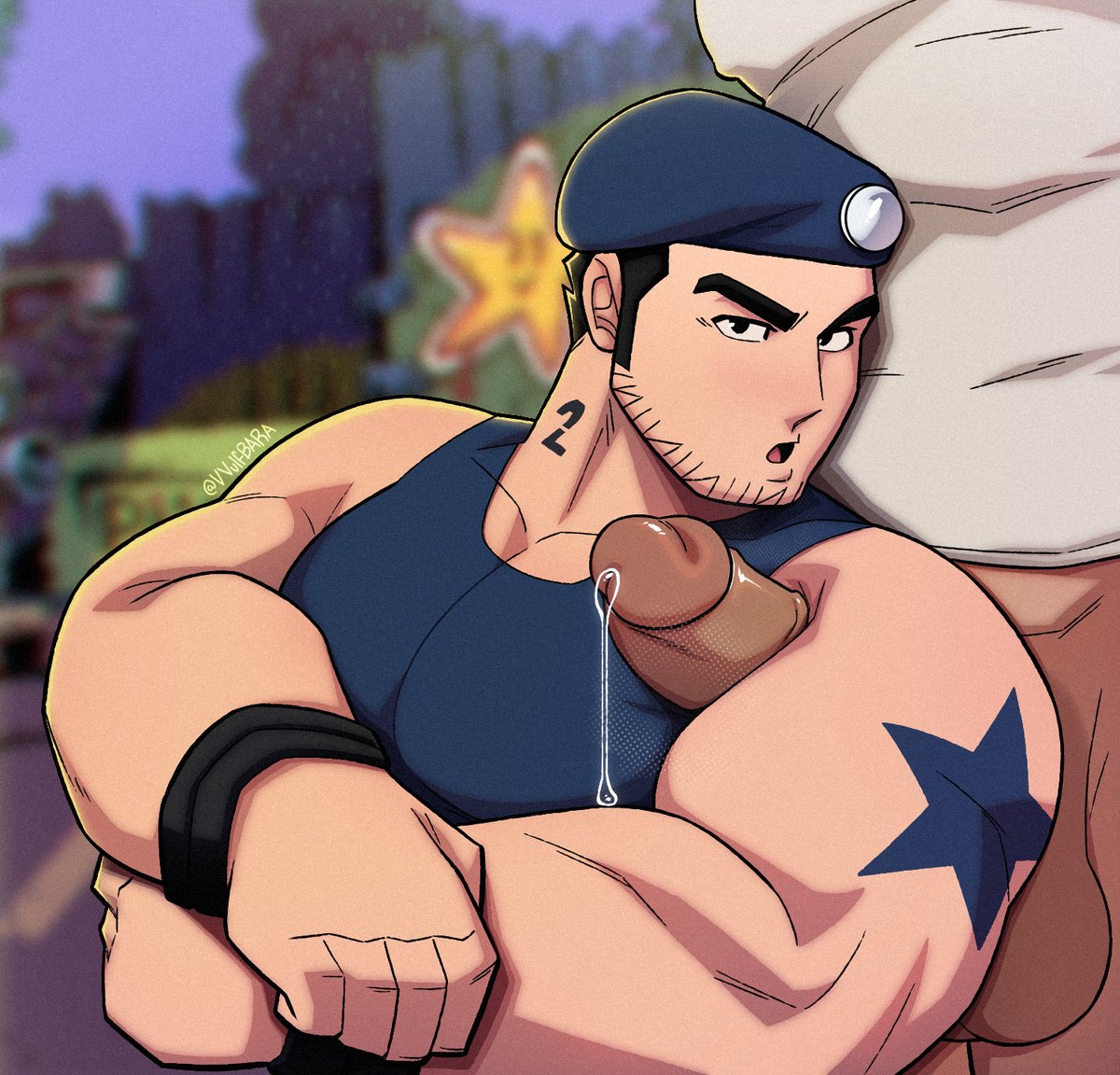 Never thought I'd see the day where I'd draw Lucas again lol

that military costume spoke to me like a green goblin mask and it whispered to me "pitfuck"