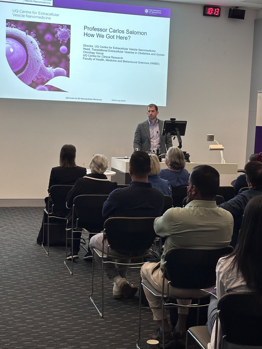 ⁦<a href="/UQ_News/">UQ News</a>⁩ awesome start at centre for Clinical research…..new Centre for EV Nanomedicine