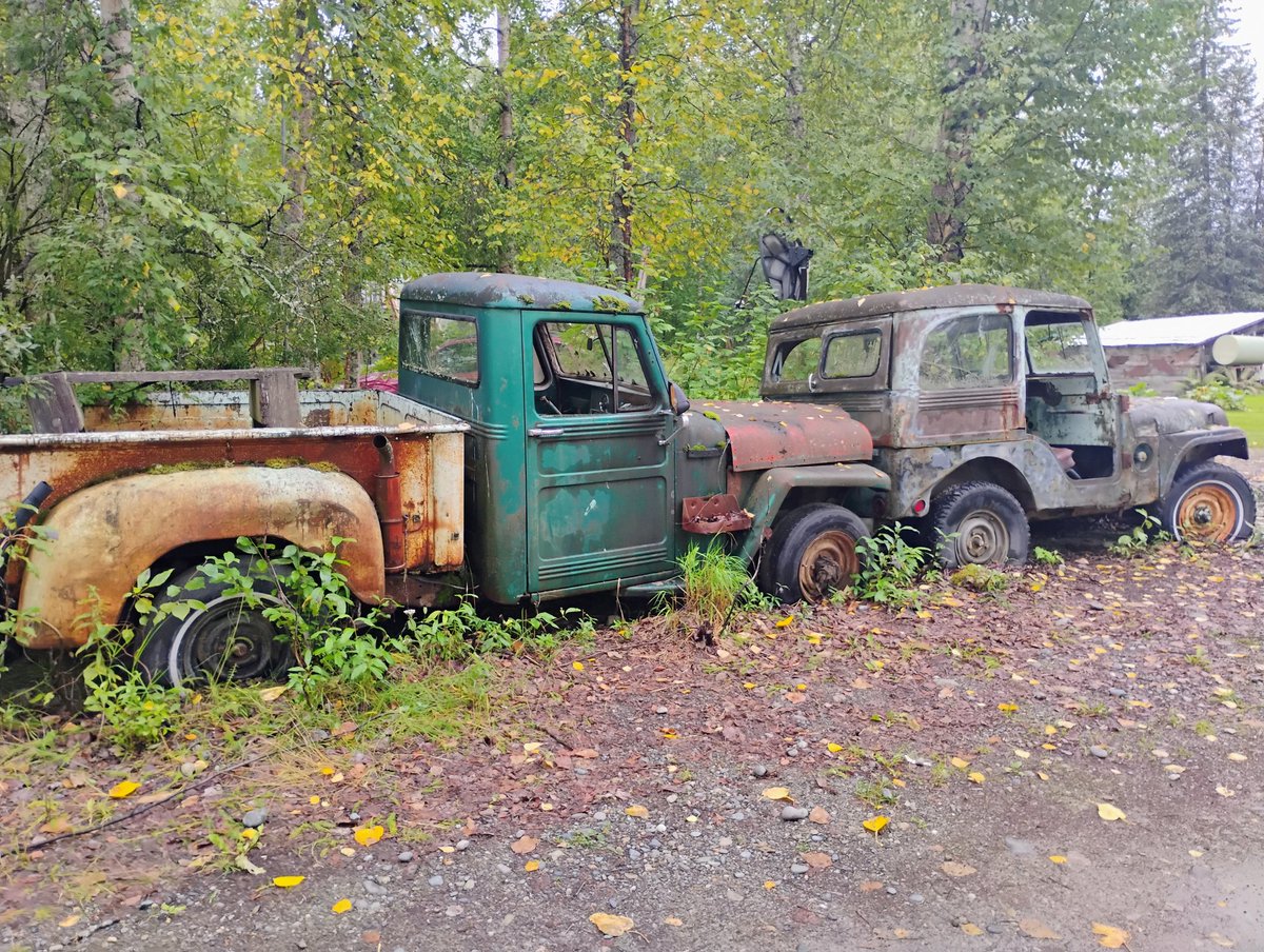 offalaskan's tweet image. A fine couple in downtown Talkeetna.