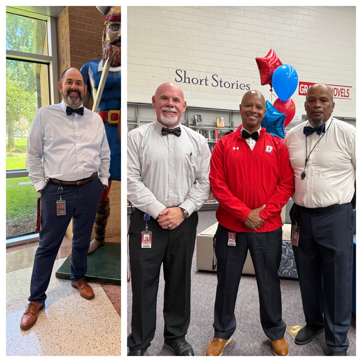 Bow Tie Day at the Flagship! #itsagreatdaytobeaviking <a href="/FortBendISD/">Fort Bend ISD</a>
