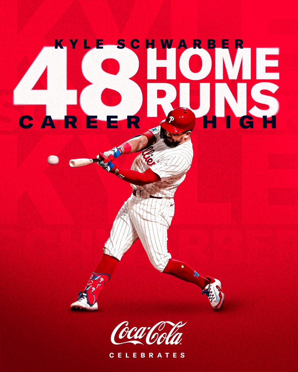 Phillies's tweet photo. Yet another milestone in the season of Schwarbs

@CocaCola x #RingTheBell https://t.co/qIOqoxT7M5