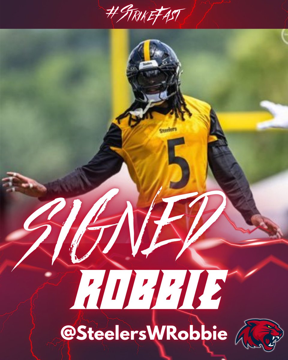 Follower our acquisition of <a href="/SteelersWRobbie/">Robbie</a> today from the Toronto Angels, we have agreed on a lucrative 4-season $72mil deal. He’s excited to join our team and help us achieve our ultimate goal of winning the Utopia League Championship!

#StrikeFast